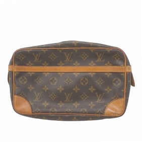 Louis Vuitton Monogram Compiègne 28 Clutch Bag M51845 Brown Men's/Women's