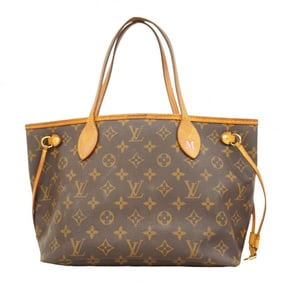 Louis Vuitton Monogram Neverfull PM Tote Bag M40155 Brown Women's