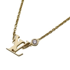 Louis Vuitton Idylle Blossom Necklace for Women, 750YG Diamond Pendant, LV Yellow Gold, Q93626,