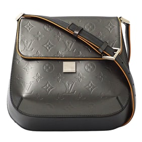 Louis Vuitton Monogram Matte Webster Noir Shoulder Bag M55152, Women's, Black/Gray, Crossbody