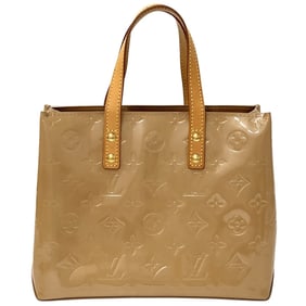 Louis Vuitton Monogram Vernis Women's Handbag, Reed PM Noisette, M91334, Beige Mini Bag
