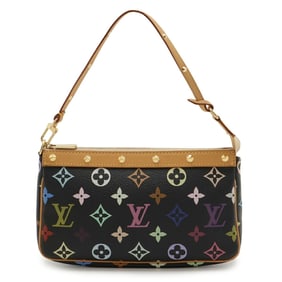 LOUIS VUITTON Monogram Multicolore Pochette Accessoires Pouch Noir Black M92648