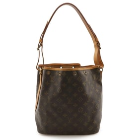 LOUIS VUITTON Monogram Petit Noe Shoulder Bag, Model M42226