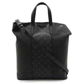 LOUIS VUITTON Taigarama Eclipse City Tote Bag, Large with Shoulder Strap, M30431