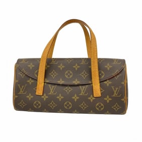 Louis Vuitton Monogram Sonatine Handbag M51902 Brown Women's