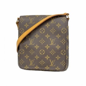 Louis Vuitton Monogram Musette Salsa Short Strap Shoulder Bag M51258 Brown Women's