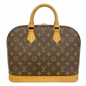 Louis Vuitton Monogram Alma Handbag M51130 Brown Women's
