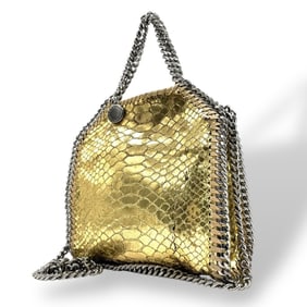 Stella McCartney Falabella Mini Tote Bag, Gold, C7