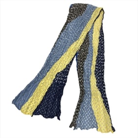 Louis Vuitton Etoile Monogram Stars Stole, Linen and Silk, 190cm, Blue, M72836