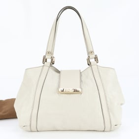 Gucci Guccissima 211937 Leather Tote Bag Shoulder with Gold Hardware for Women