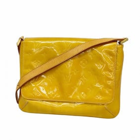 Louis Vuitton Vernis Thompson Street Shoulder Bag M91008 Beige Women's