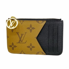 Louis Vuitton Monogram Reverse Porte Calthorie Wallet/Coin Case M81912 Brown Women's
