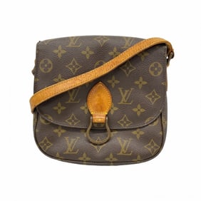 Louis Vuitton Monogram Saint-Cloud MM Shoulder Bag M51243 Brown Women's