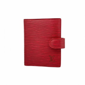 Louis Vuitton Epi Agenda Mini Planner Cover R20077 Castilian Red for Women