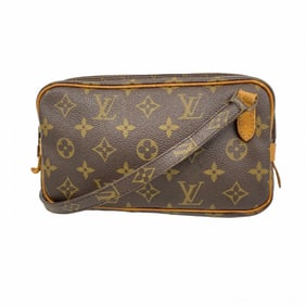 Louis Vuitton Monogram Marly Bandouliere Shoulder Bag M51828 Brown Women's