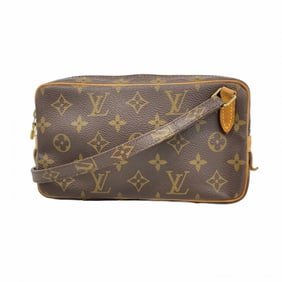 Louis Vuitton Monogram Marly Bandouliere Shoulder Bag M51828 Brown Women's