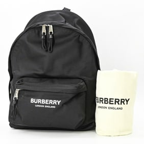 BURBERRY London Jett Print Nylon Backpack for Men, Black