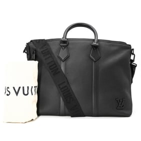 LOUIS VUITTON LV Aerogram Lockit Tote Bag Shoulder Black Men's Women's M59158