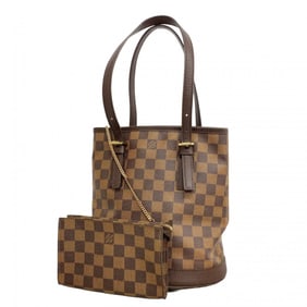 Louis Vuitton Damier Marais Tote Bag N42240 Ebene Women's