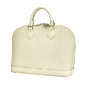 Louis Vuitton Epi Alma PM Handbag M4030J White Leather Women's
