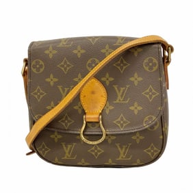 Louis Vuitton Monogram Saint-Cloud MM Shoulder Bag M51243 Brown Women's