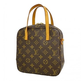 Louis Vuitton Monogram Spontini Handbag M47500 Brown Women's