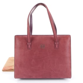 Loewe Anagram Leather Tote Bag Shoulder Handbag for Women