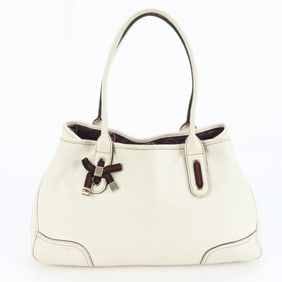 Gucci Princess 163805 Leather Tote Bag Shoulder Handbag Women's