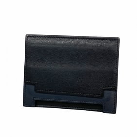 Hermes Hermès Multiprix Swift Business Card Case, Black, A Stamp, Men's/Women's