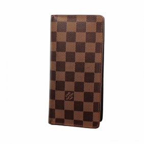 Louis Vuitton Damier Portefeuille Brazza Long Wallet N60017 Ebene Men's