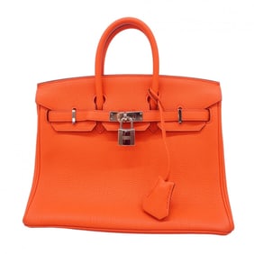 Hermes Birkin 25 Togo Capucines Handbag, A Stamp, Women's
