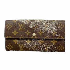 Louis Vuitton Monogram Danteille Portefeuille Sarah Long Wallet M95389 Brown Women's