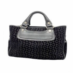 Celine handbag C Macadam Boogie bag in black suede for women