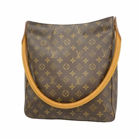 Louis Vuitton Monogram Looping GM Shoulder Bag M51145 Brown Women's