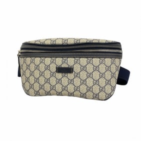 Gucci GG Supreme Bag 233269 Beige Navy for Men and Women