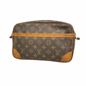 Louis Vuitton Monogram Compiègne 28 Clutch Bag M51845 Brown Men's/Women's