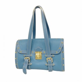 Louis Vuitton Suhali Epanui Shoulder Bag M91856 Blue Women's