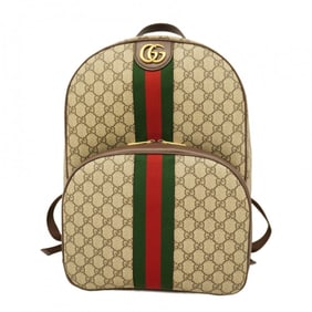 Gucci GG Supreme Sherry Line Backpack 779901 Brown Women's