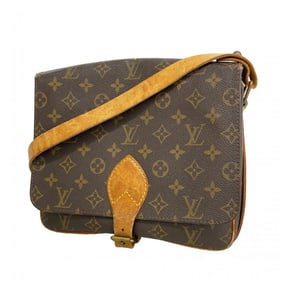 Louis Vuitton Monogram Cartouchiere GM Shoulder Bag M51252 Brown Women's