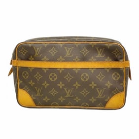 Louis Vuitton Monogram Compiègne 28 Clutch Bag M51845 Brown Men's/Women's