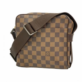 Louis Vuitton Damier Olaf PM Shoulder Bag N41442 Ebene Women's
