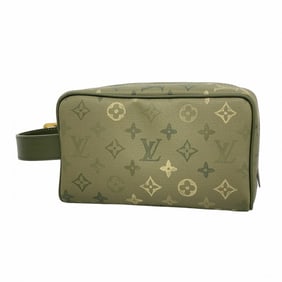Louis Vuitton Monogram Surplus Dopp Kit Handbag M26963 Khaki Green Men's
