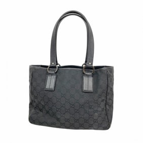 Gucci GG Canvas Tote Bag 113019 Black Women's