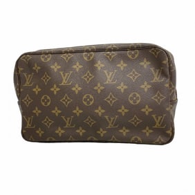 Louis Vuitton Monogram True Toilet Wallet 28 M47522 Brown Women's Bag/Pouch