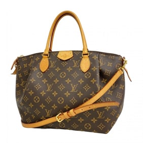 Louis Vuitton Monogram Turen MM Handbag M48814 Brown 2-Way Bag for Women