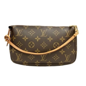 LOUIS VUITTON Louis Vuitton Pochette Accessoires M40712 BJ0022 Monogram Pouch Women's Brown Shoulder