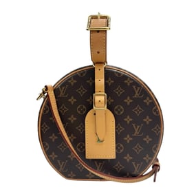 LOUIS VUITTON Petite Boite Chapeau M43514 DR3188 Monogram Shoulder Bag for Women