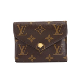 Louis Vuitton Monogram Victorine Portefeuille Tri-fold Wallet M62472 Brown RFID