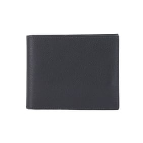 Hermes Hermès Citizen Twill Compact Bifold Wallet, Evercolor Grimisty, W Stamp