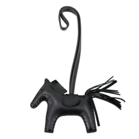 Hermes Hermès So Black Rodeo PM Bag Charm, Annu Milo, U Stamp,